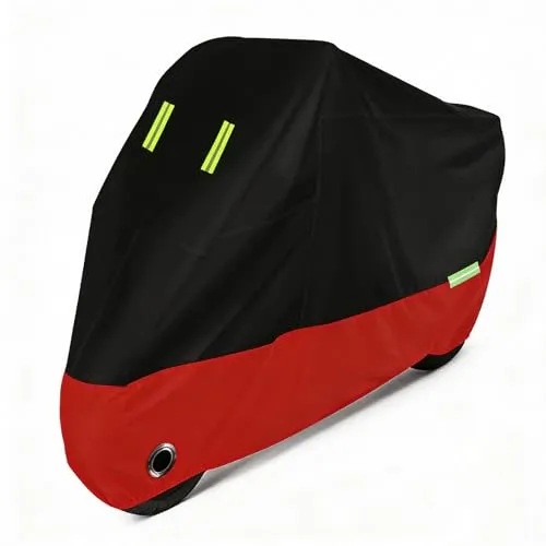 Motorrad Abdeckplane Outdoor, 245x105x125cm Wasserdicht Motorradgarage