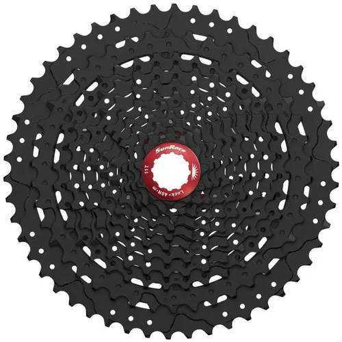 Sunrace CSMX80 EA5 Kassette 11-fach 11-50 Zähne - Kassette für 11-fach Schaltungen mit einem beeindruckenden Übersetzungsverhältnis von 11-50 Zähnen, ideal für anspruchsvolle Mountainbike-Touren und steile Anstiege.