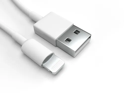 Lightning Ladekabel für Apple iPhone 13 Weiß 50 cm Handy Schnellladekabel Datenkabel