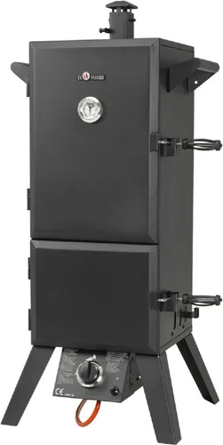El Fuego Gas-Räuchergrill Portland XL - vielseitiger 3-in-1 Grill, ideal zum Räuchern, Dämpfen und Grillen für jede Gelegenheit