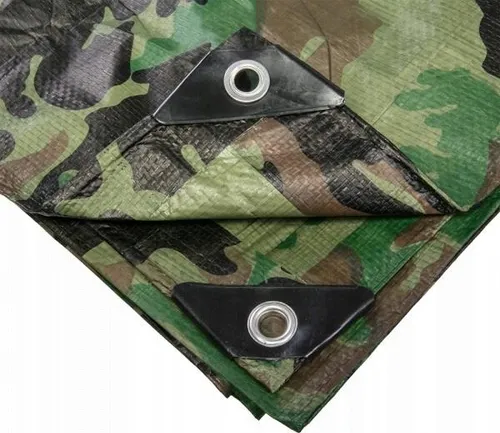 Tarnplane 3 x 5m 90 g - Wetterfest und Robust - Planen & Abdeckfolien: Wasserfeste Tarnplane mit Metallösen für optimale Befestigung, ideal für Camping, Schutz und Tarnung. Extrem langlebig und vielseitig einsetzbar.