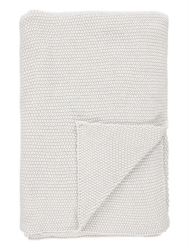 Marc O'Polo Home Plaid Nordic Knit - Hochwertiges Strickplaid aus GOTS-zertifizierter Bio-Baumwolle, modern und weich – das perfekte Accessoire für Ihr Zuhause.