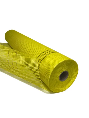 1500m² Armierungsgewebe Glasfasergewebe 165g/m² 4x4mm Gelb Putzgewebe - Hochwertiges Armierungsgewebe in Gelb, ideal zur Vermeidung von Putzrissen. Mit einer Rollenlänge von 50 m und 1 m Breite eignet es sich hervorragend für verschiedene Oberflächen und Baustellenprojekte.