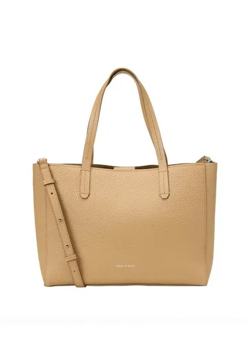 MARC O'POLO Shopper aus genarbtem Rindleder - Eleganter Shopper aus hochwertigem, genarbtem Rindleder mit praktischem Magnetverschluss und abnehmbaren Innenfächern - ideal für stilbewusste Damen.