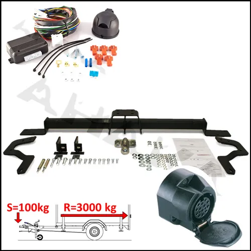 Produktbild AHK E-satz ES13 für Fiat Ducato Bj. 06
