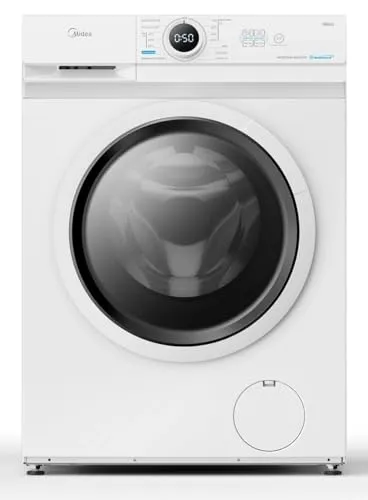 Midea MF10EW80B Waschmaschine - 8kg, 1400 U/Min, EEK A, Inverter Quattro Motor, Dampf- und Schnellwaschfunktion für perfekte Hygiene und Energieeffizienz