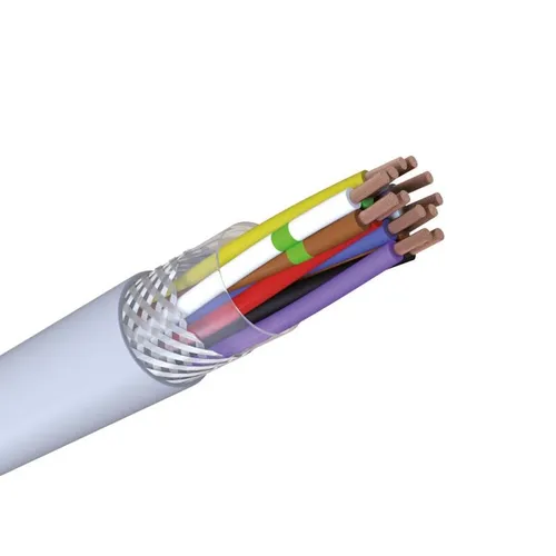 LiYCY 8x0,25 mm² Steuerleitung geschirmt Grau 10m | Elektronik Kabel flexibel