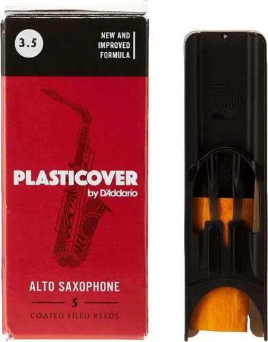 DAddario Woodwinds Plasticover Alto Saxophone 3.5 - Instrumentenzubehör: Hochwertige Kunststoffbeschichtung schützt vor Feuchtigkeit und sorgt für einen klaren Ton, ideal für Musiker, die Wert auf Ansprache und Haltbarkeit legen.