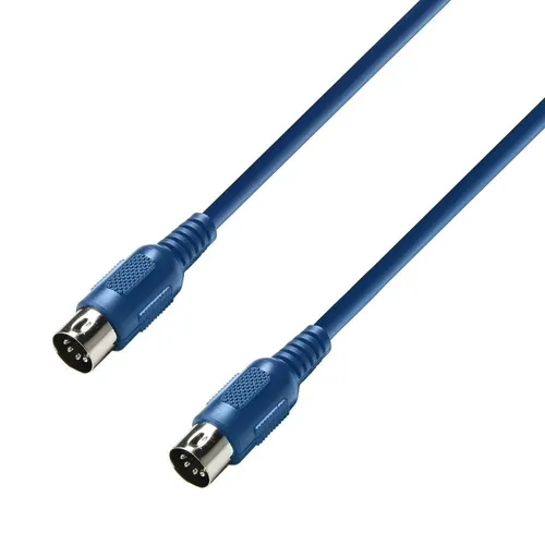 Adam Hall 3 Star Serie MIDI Kabel 300cm blau in blau von Adam Hall
