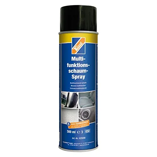 TECHNOLIT Multifunktionsschaum-Spray 500 ml, Universalreiniger, Schaumreiniger, Multischaum für Glas, Textilien, Keramik u. v. m.