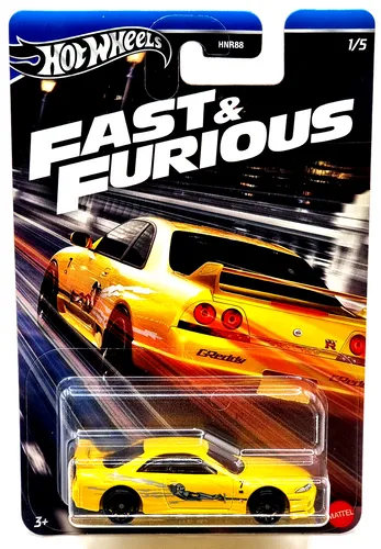 Hot Wheels Fast & Furious Nissan Skyline GT-R (BCNR33) 1/5
