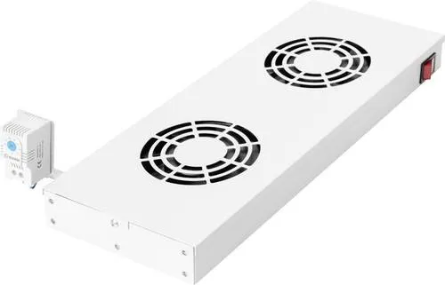 Digitus DN-19 FAN-2-HO 19 Zoll 2 x 1 HE Lichtgrau (RAL 7035)