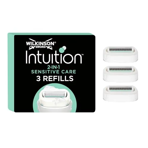 Wilkinson Sword Intuition Sensitive Care Rasierklingen für Damen Rasierer, 3 St