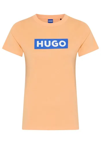 HUGO Blue T-Shirt Classic Tee mit Rundhals, Logodruck