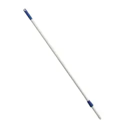 Haug Fiberglasstiel, nicht kälteleitend 87052 , Kappe und Überwurfmutter: blau, Länge: 1450 mm