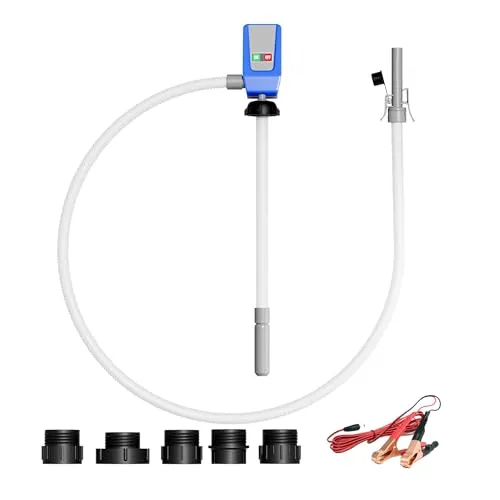 Wiltec Batteriebetriebene Transferpumpe 12 V