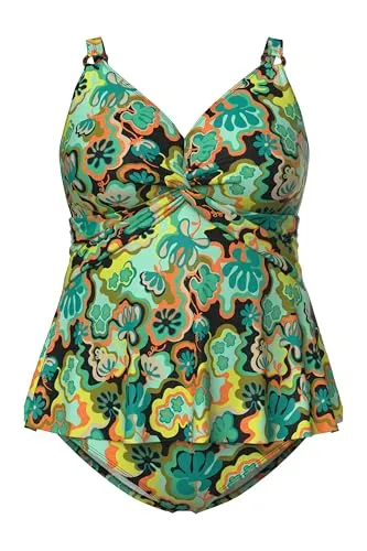 Ulla Popken Bügel-BH Tankini im Boho-Stil mit Softcups von Ulla Popken