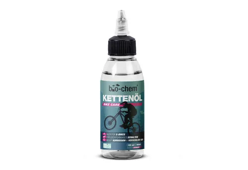 bio-chem Kettenöl bio-chem Kettenöl Fahrrad Universal Ketten Öl 100 ml, (Kettenöl 100 ml Tropfflasche, Kettenöl 100 ml Tropfflasche), Präzise Dosierung mit Tropfflasche