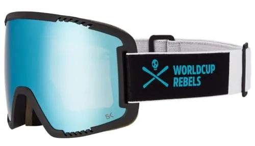 HEAD CONTEX PRO 5K blue WCR - L - Wintersport-Brille mit 5K Technologie für verbesserten Kontrast und Farbbrillanz, 15% größeres Blickfeld und optimierter Beschlagschutz.