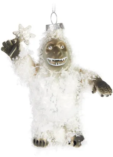Produktbild BRUBAKER Weihnachtsbaumkugel Yeti Weihnachtskugel aus Glas