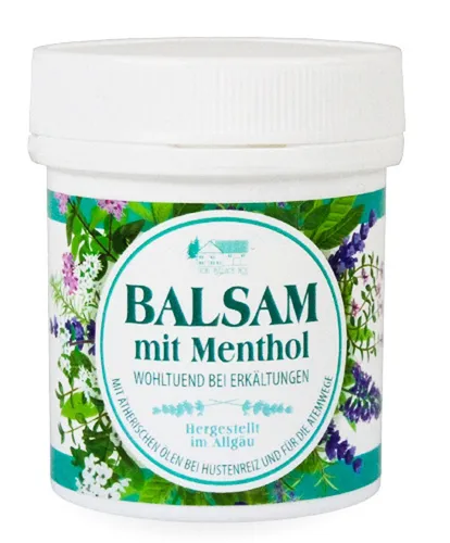 3x Balsam mit Menthol 125ml Erkältungsbalsam Erkältungssalbe Hustenbalsam