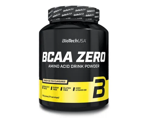 Biotech USA BCAA Zero 700g Pulver - Aminosäuren-Supplement für schnellen Muskelaufbau, zuckerfrei und in verschiedenen Geschmacksrichtungen erhältlich. Ideal für Sportler, die ihre Leistung steigern wollen.
