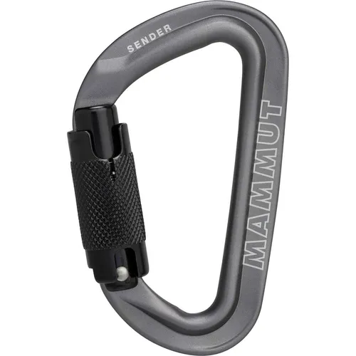 Mammut Sender Twistlock Karabiner (Größe One Size, grau)