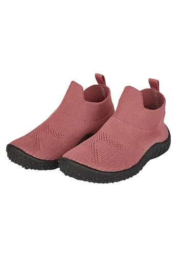 Sterntaler Badeschuhe knöchelhoch – Mädchen Baby Aquaschuhe – mit ergonomischer Sohle – Flexibles Funktionsmaterial – Bequeme Strand Slipper - Kinder Bademode - Farbe Rosenholz, Größe 22