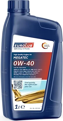 Eurolub Motoröl MEGATEC 0W-40 241001