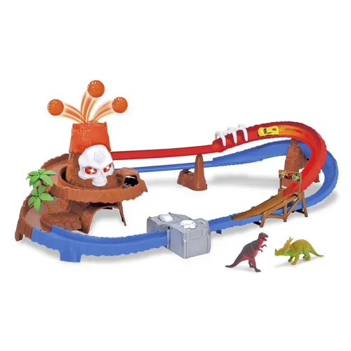 Dickie Toys Autorennbahn Skull Volcano Track Set