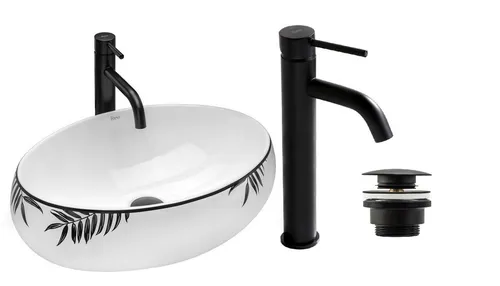 GTM Design Aufsatzwaschbecken LINDA Modern Waschbeckenm