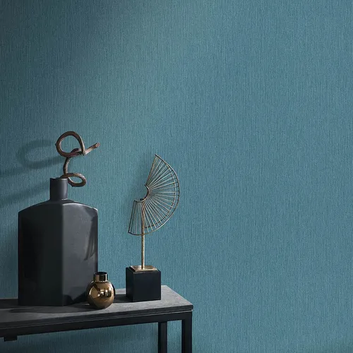 Guido Maria Kretschmer Vliestapete Linien Struktur Blau 10542-08 - Moderne Vliestapete in Blau, 5,33 m², abziehbar und hoch waschbeständig. Ideal für alle Räume, sorgt für ein stilvolles Ambiente.