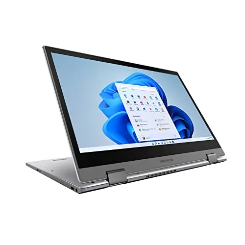 MEDION S14405 35,5 cm (14 Zoll) Full HD Touch Convertible Notebook (Intel Core i3-10110U, 8GB DDR4 RAM, 256GB SSD, USB 3.1 Typ-C, Intel UHD, Win 10 Home)