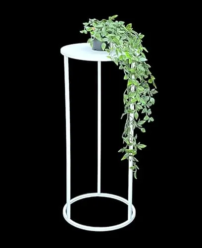 DanDiBo Blumenhocker Metall Weiß Rund (70 cm) in weiß von DanDiBo