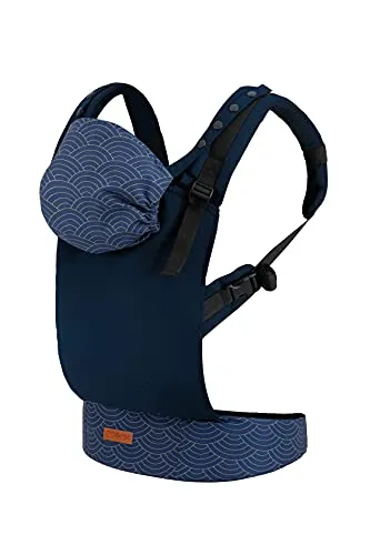 MoMi COLLET Babytrage - Tragetaschen für Babys & Kleinkinder: Ergonomische Babytrage mit 2 Tragepositionen, ideal für Babys ab 3 Monaten bis 20 kg, unterstützt die Hüftentwicklung und bietet hohen Tragekomfort.