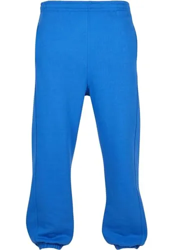 Urban Classics Herren Trainingshose Sweatpants, Jogginghose für Männer, Straight Leg, Reißverschlüsse an den Beinabschlüssen, 4XL, royal