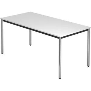 Hammerbacher Besprechungstisch DR16, rechteckig 160x72cm in weiß von Hammerbacher