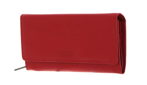 MANO Geldbörse Donna Giulia - Edle Ziegenleder Geldbörse - Geldbörse aus 100% Ziegenleder mit 18 Fächern für Karten und 2 Geldscheinfächern. Idealer Begleiter für geordnete Finanzen und ein eleganter Hingucker.