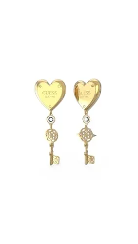 Guess Damen-Ohrringe JUBE04217JWYGT-U Edelstahl, Edelstahl in silber von GUESS