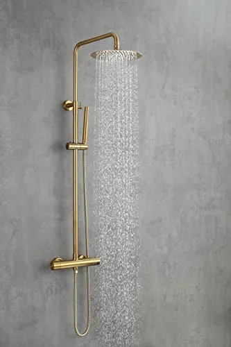 AIYA Bath Duschsystem Komplettset aus Edelstahl in gold von AIYA Bath