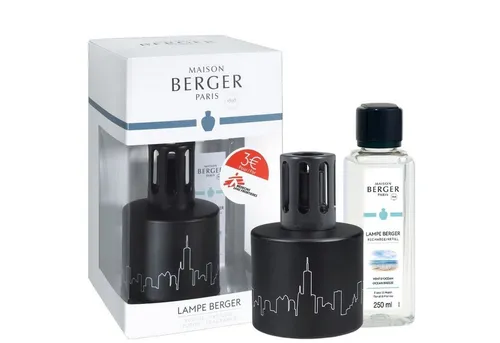 MAISON BERGER PARIS Duftlampe Geschenkset Ice Cube Medecins sans Frontieres Schwarz