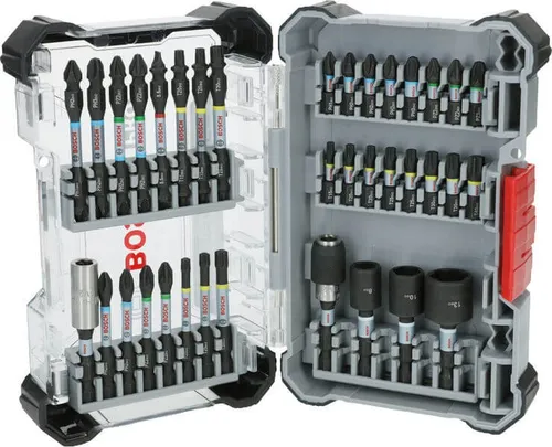 Bosch Accessories 2608521U73 Bit-Set - Bit-Set für robustes Eindrehen von Schrauben, ideal für anspruchsvolle Arbeiten und kompakt für einfachen Transport.