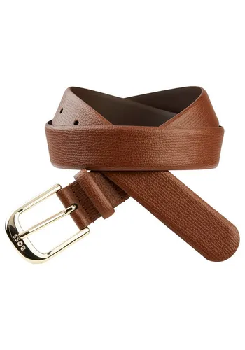 BOSS Anna Belt 3cm C. Damen Ledergürtel - Hochwertiger Ledergürtel von BOSS in open braun 242, mit stufenlos verstellbarer Einfachdornschließe. Ideal für schicke und lässige Outfits, 3 cm breit für vielseitige Kombinationsmöglichkeiten.