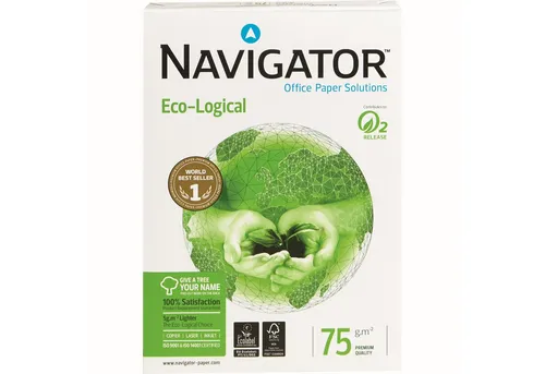 NAVIGATOR Kopierpapier Kopierpapier ECO-LOGICAL, DIN A4, 75 g/m², Pack: 500 Blatt