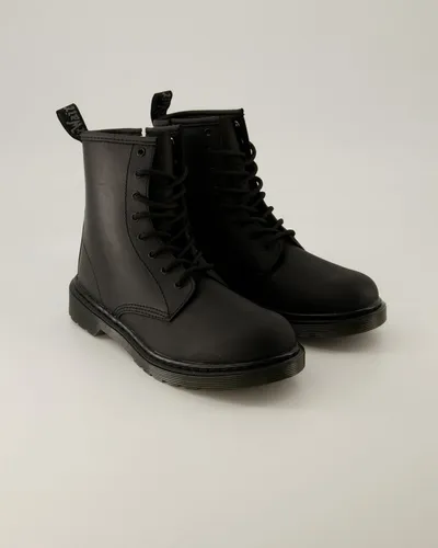 DR. MARTENS 1460 Serena Mono J Winterboots - Größe 32 EU, klassisch und warm gefüttert mit Innenreißverschluss für optimalen Tragekomfort