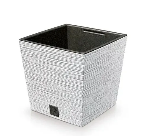 DONICZKA FURU SQUARE ECO WOOD - BIAŁY FSC MIX PROSPERPLAST 5905197459752