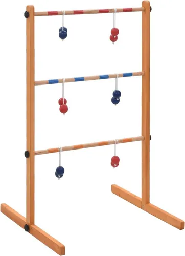 vidaXL Leitergolf Holz – Spaß für die ganze Familie von vidaXL