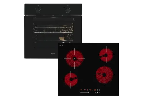 exquisit Backofen-Set BAKO Klassik schwarz von Exquisit