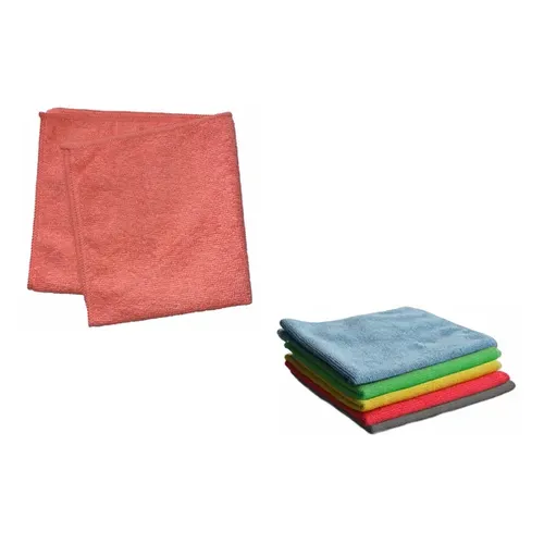 Microfasertuch Arcora Basic Line rosa 40x40 cm auf allen Oberflächen einsetzbar, trocknergeeignet ABL3838RO