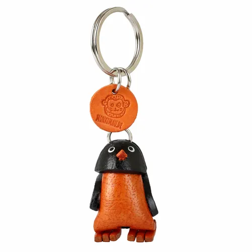 Schlüsselanhänger Leder Pinguin Tier Figur - Frauen Kinder Mädchen